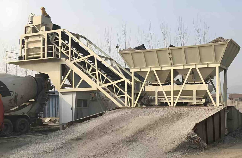 mobile concrete batching plant