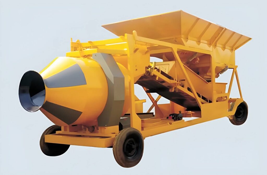 reversible concrete batching plant