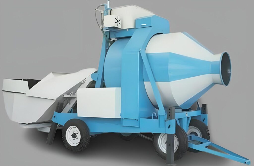 reversible concrete mixer