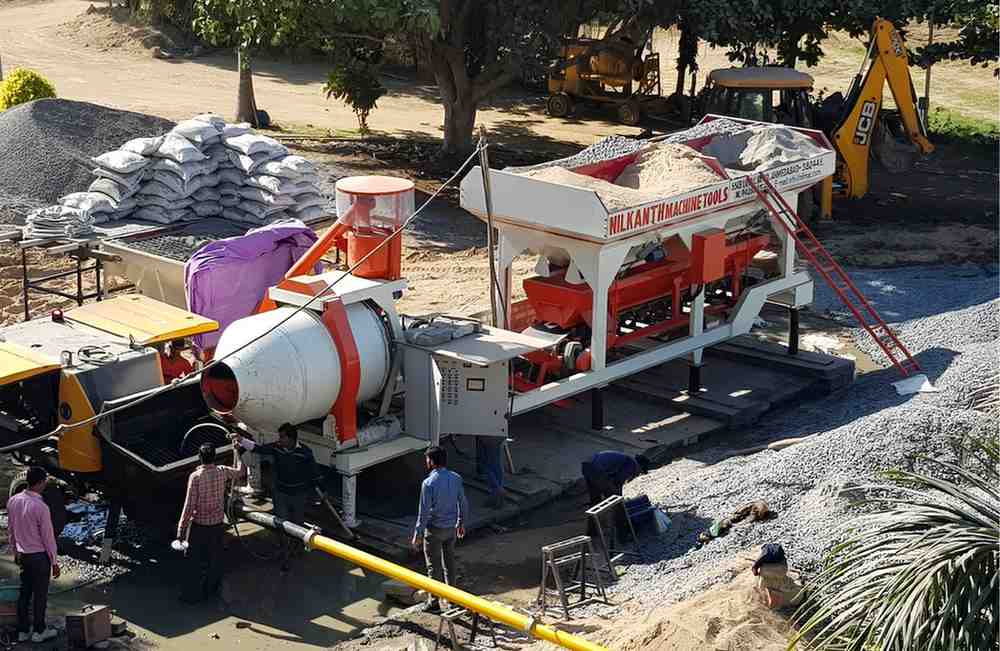 Reversible Concrete Batching Plant
