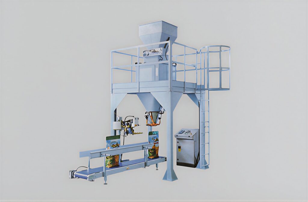 single open mount bag packer